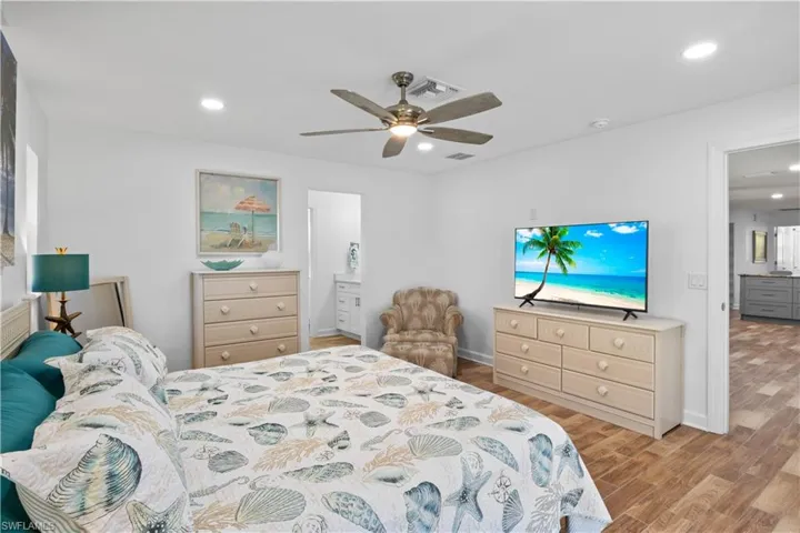 Private primary suite retreat with spacious layout and serene ambiance.