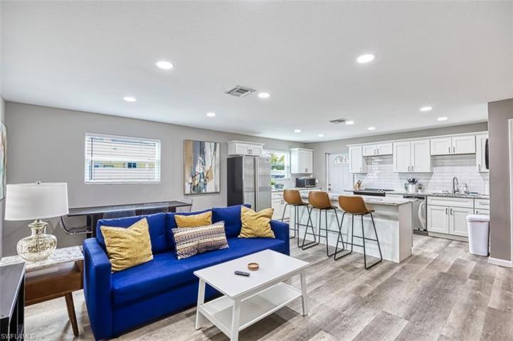Living room with open concept