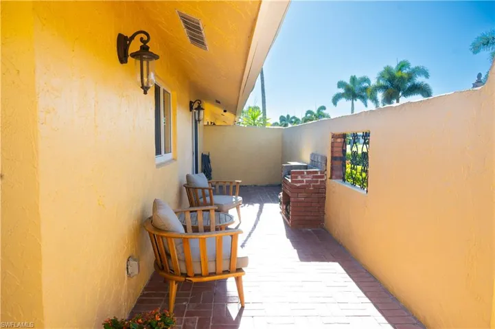 View of patio