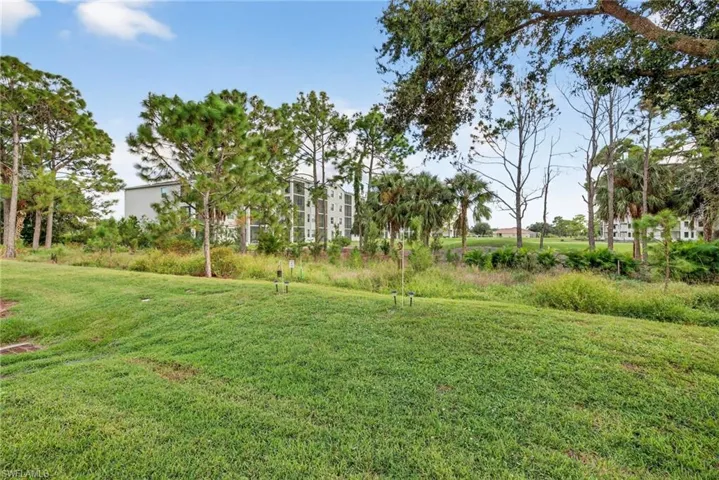 View of green lawn