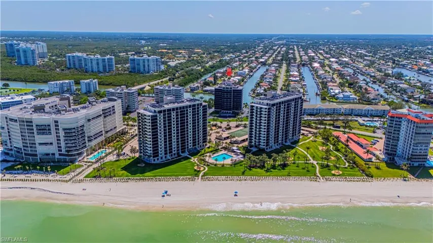 Bird's eye view of unending shoreline