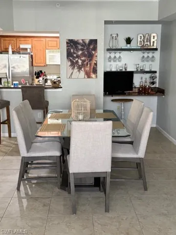 View of dining room