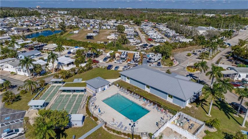 Aerial view of Amenities
