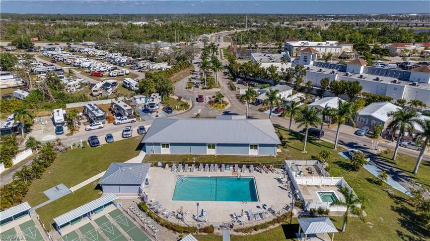 Aerial view of Amenities