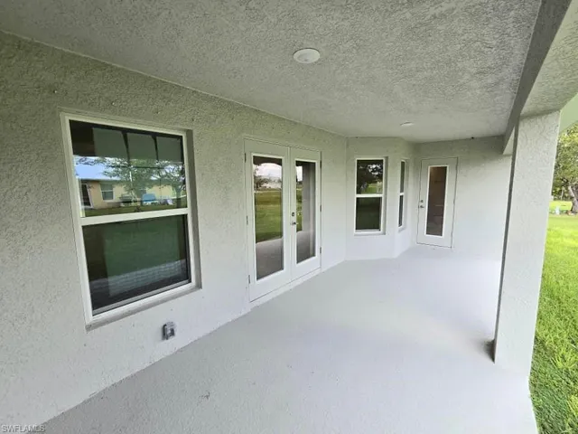 View of patio