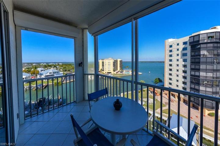 CORNER BALCONY VIEWS.  ELECTRIC SHUTTERS.