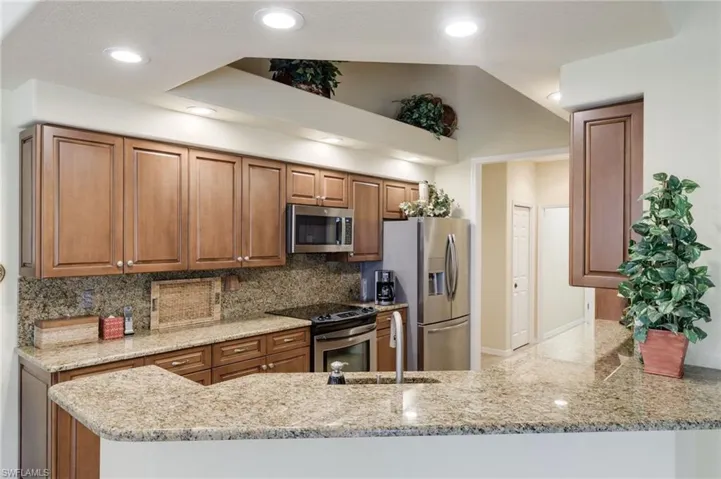 bright kitchen area