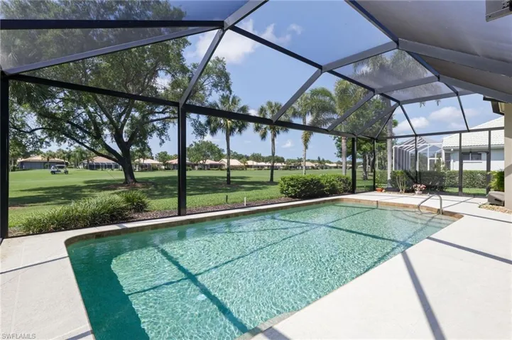 Lanai/pool area.  Panoramic screen enclosure