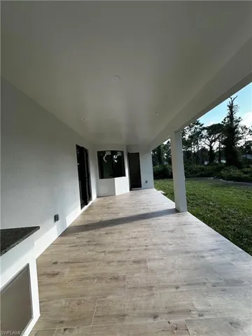 View of patio