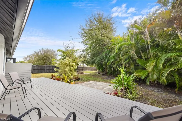 Back deck