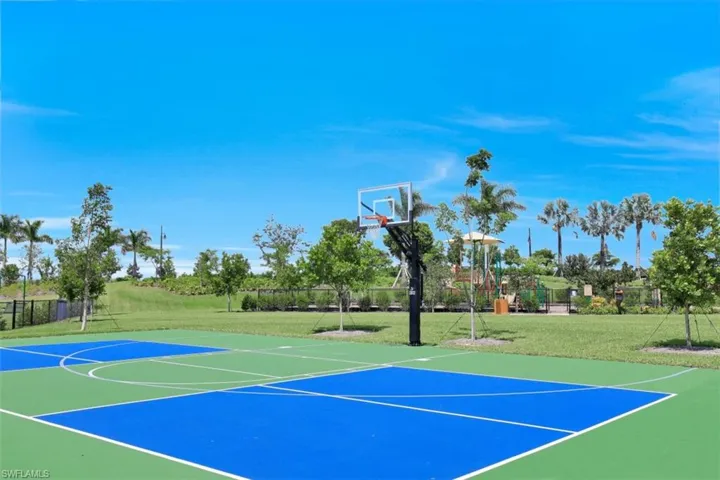 Basketball and Playground
