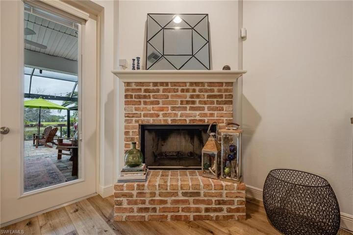 Wood-Burning Fireplace