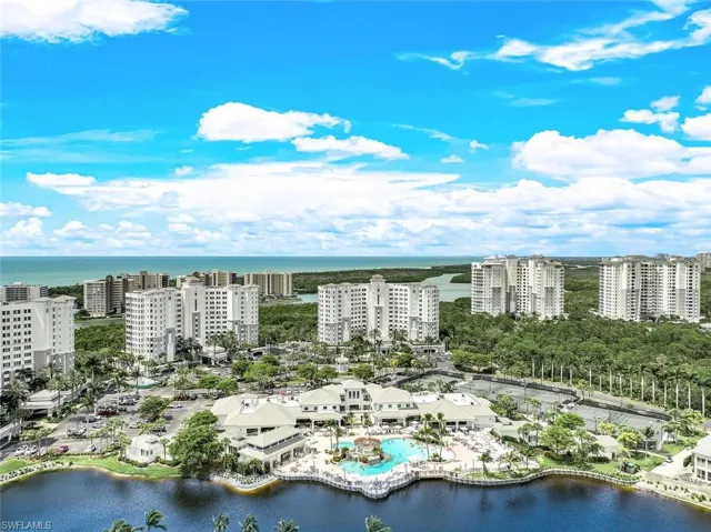 The Club at the Dunes with the Dunes High rises in background.  Note the proximity to the Gulf of Mexico.