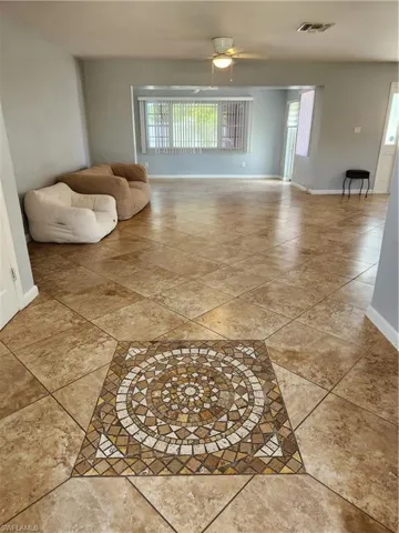 Front entrance/Living room.