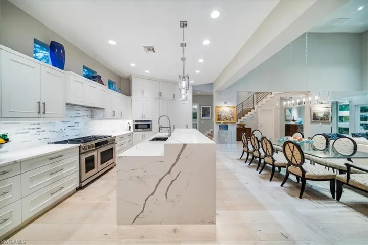 Opens to great room