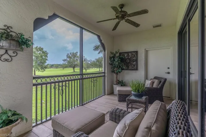 Screened in Loggia