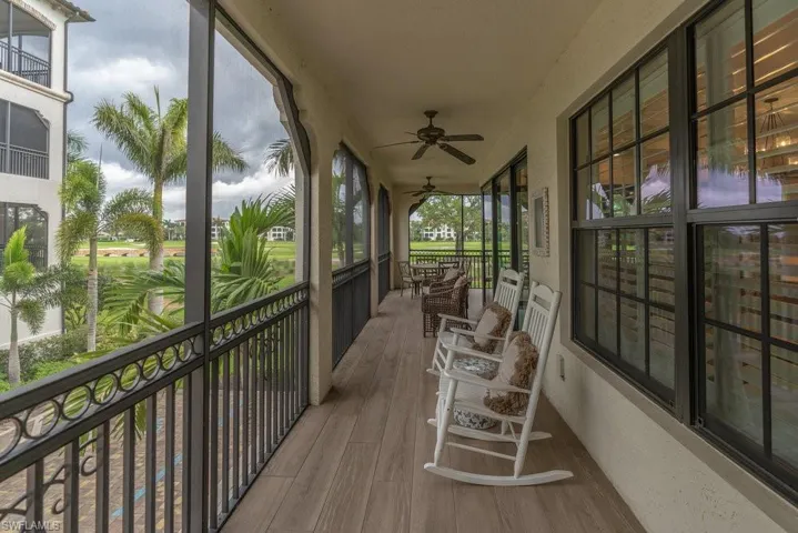 Screened in Loggia