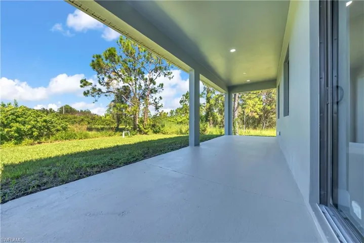 View of patio