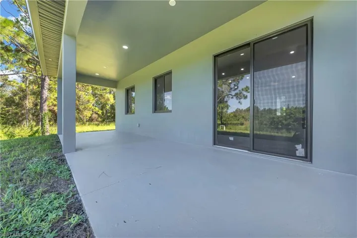 View of patio