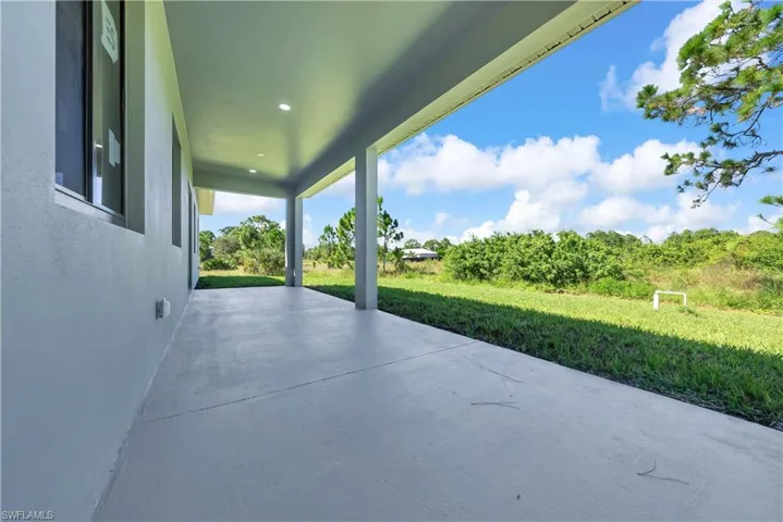 View of patio