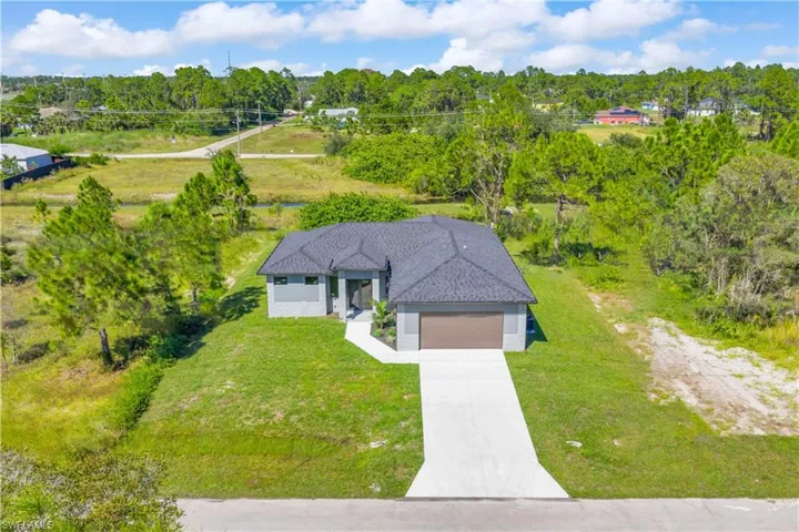 Aerial view of property and surrounding area