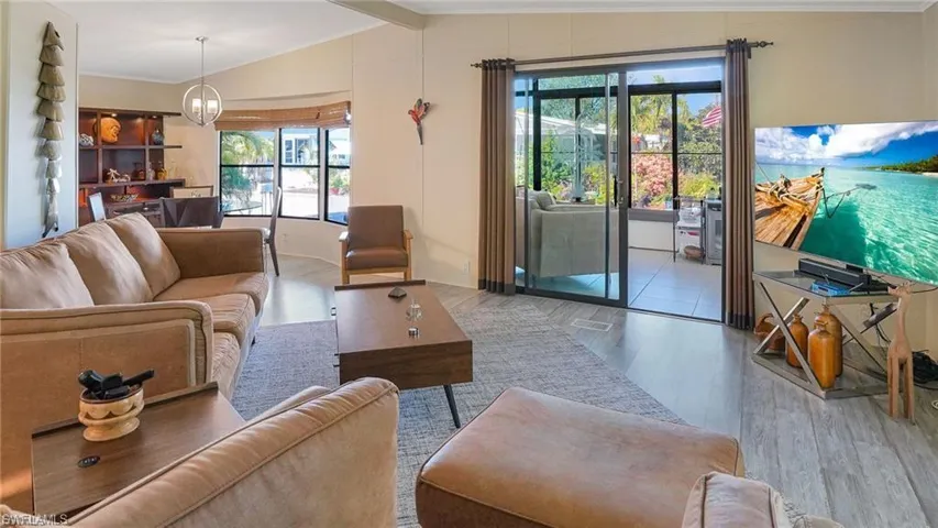 Open and airy living area