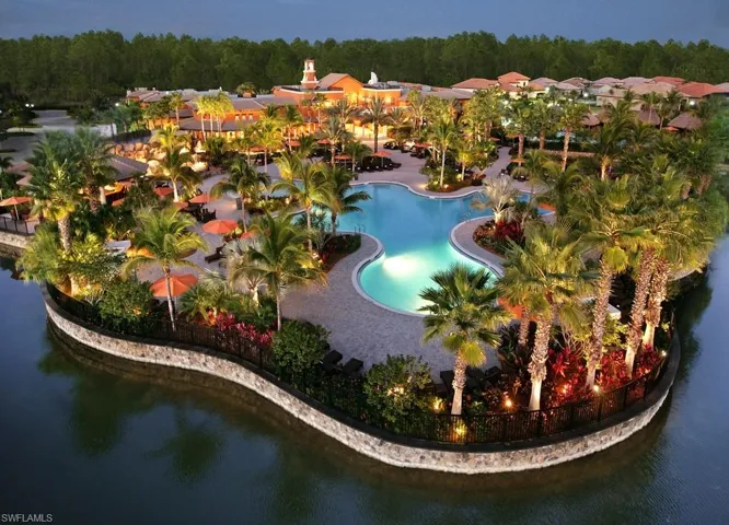Birds eye view of Main Village Center Area