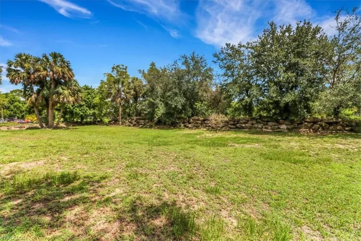 View of grassy yard