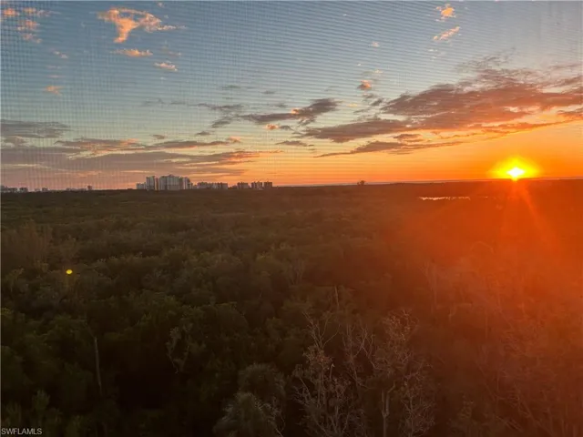Sunset view from lanai