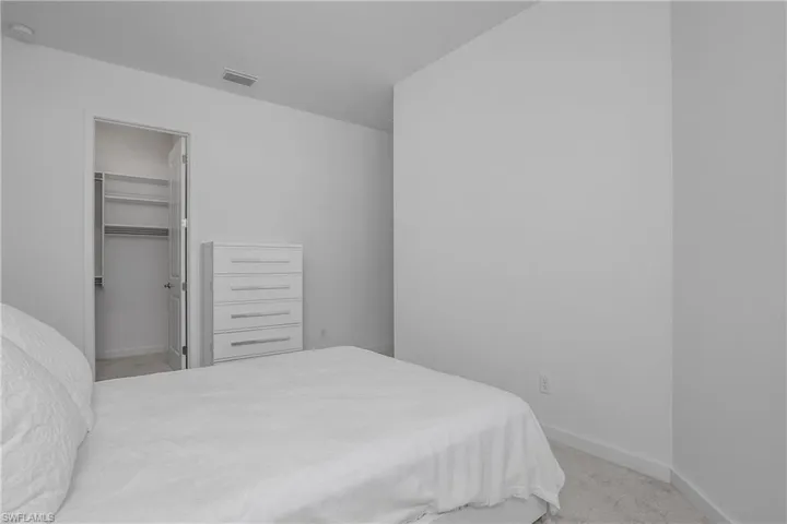 Second bedroom with a spacious closet