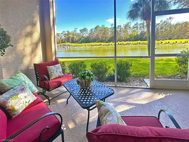 South facing lanai.