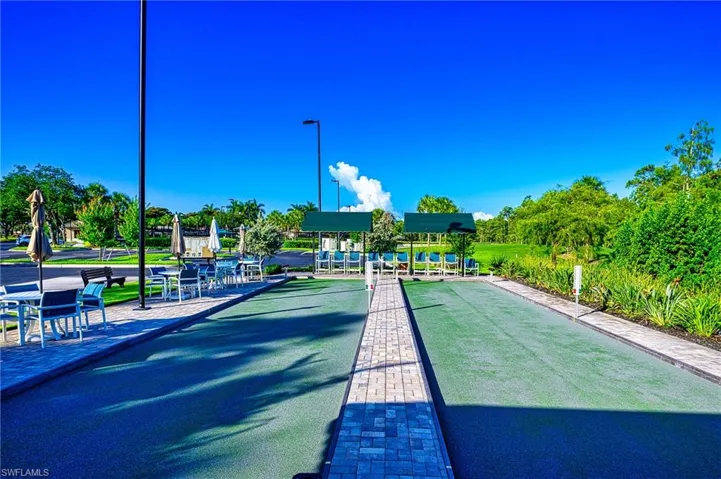 New bocce courts.