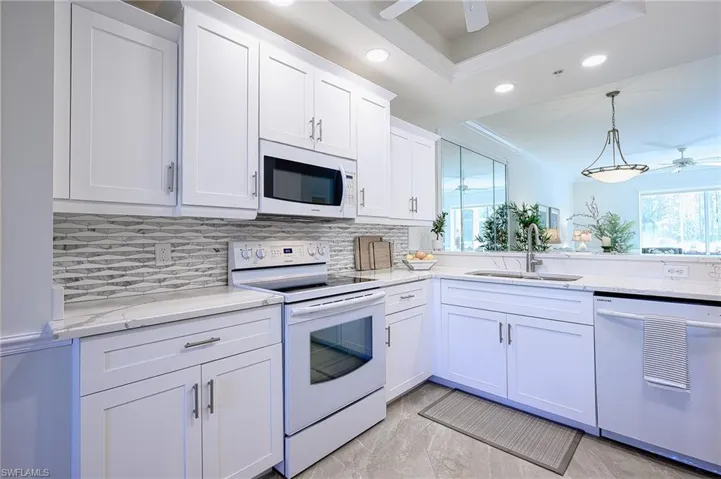 Quartz countertops.