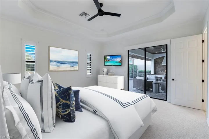Owners Bedroom, virtually staged