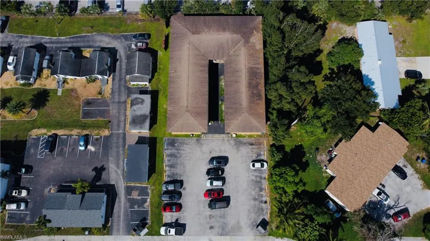 Aerial view of property's location