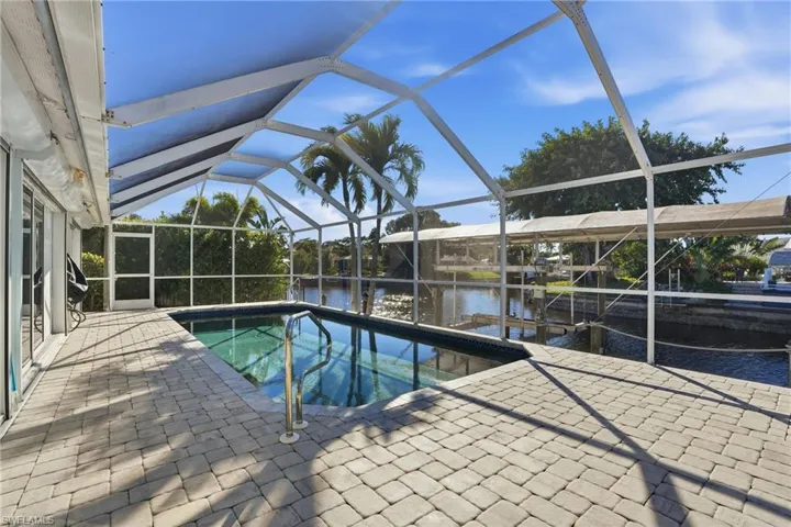 Pool overlooking canal