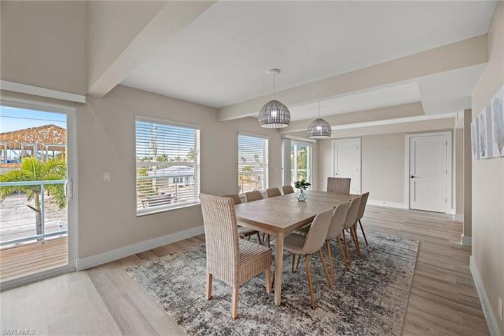 Dining room on second floor