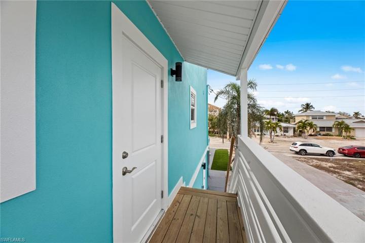 Side entrance to house