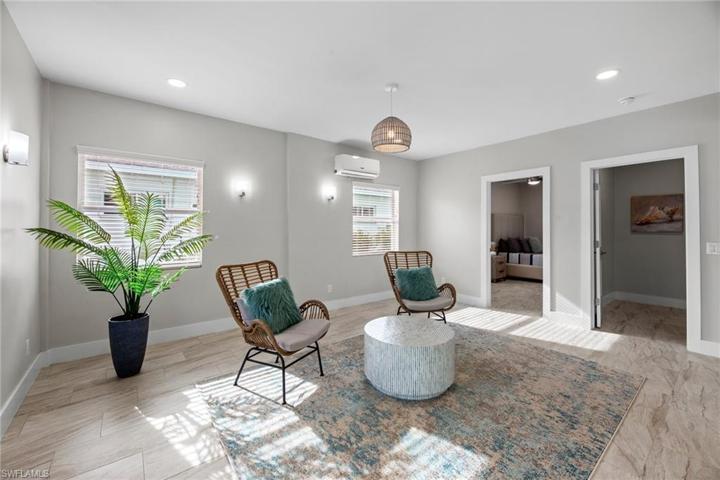 Family room on first floor/Guest Suite
