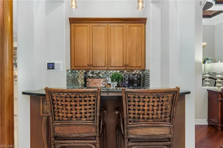 WET BAR WITH WINE COOLER