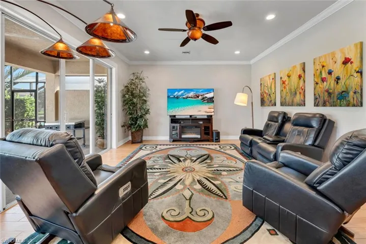 Enjoy your guests from your birds eye view from the kitche