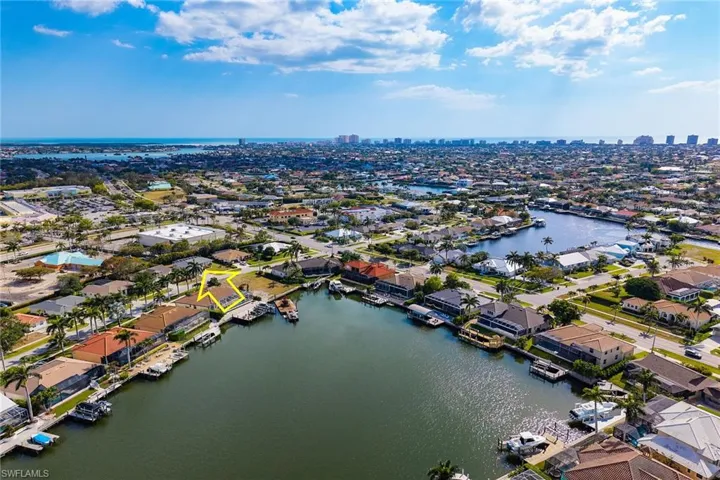 Bird's eye view featuring a view of city, a water view, and a residential view