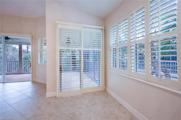 Kitchen table nook area
