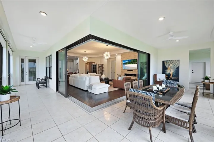 Screened in loggia