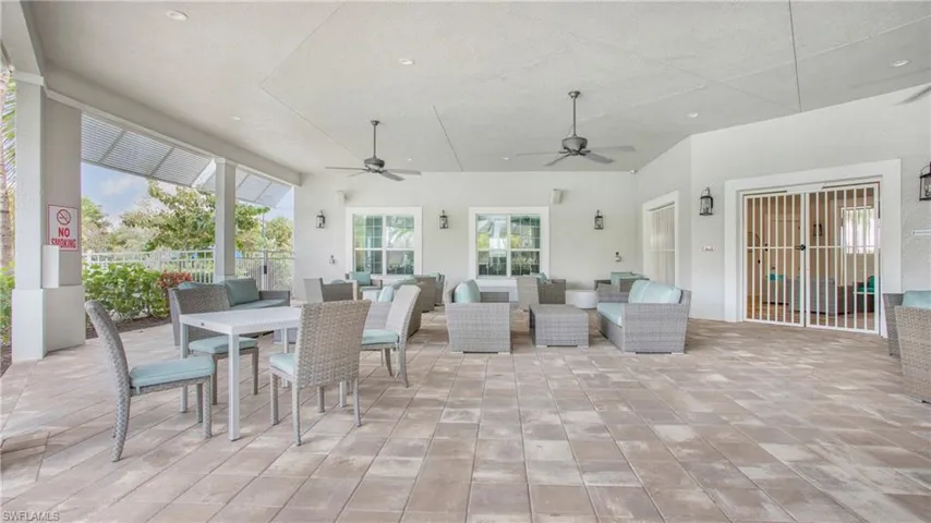 Community pool area