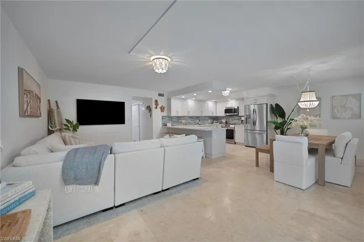 View of living area