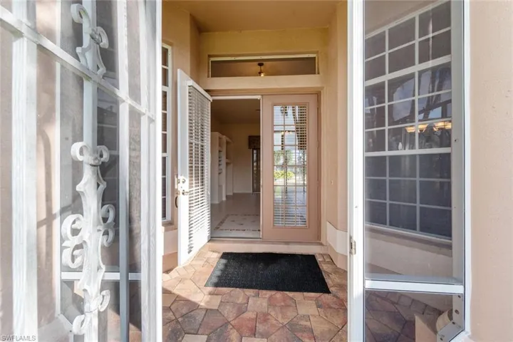 View of entrance to property