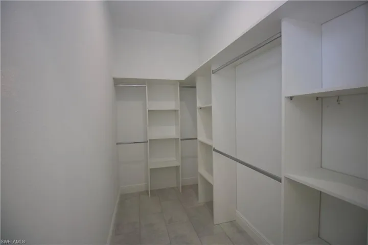 Walk-in Closet in Master bedroom