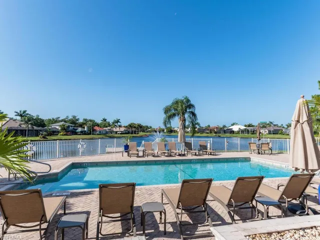Community lake side pool.