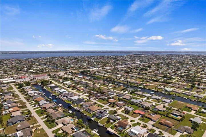 Gulf Access Canal with the Caloosahatchee River in the background